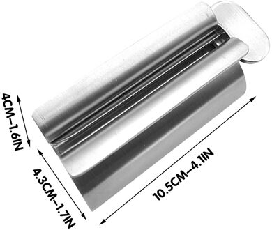 Rvs Metalen Buis Tandpasta Squeezer Tube Badkamer Haarkleur Dye Cosmetische Verf Squeezer Dispenser # Td