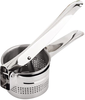 Rvs Mini Fruit Citroen Oranje Citrus Hand Druk Juicer Squeezer Zilver