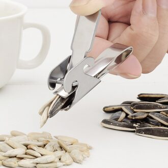 Rvs Moer Sheller Pinda Nijptang Zaden Opener Zonnebloem Zaden Dunschiller Walnoot Tang Klem Keuken Mastitis A klein