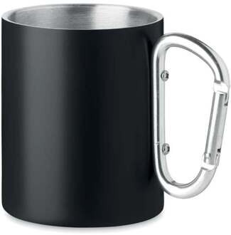 RVS mok met Karabijnhaak