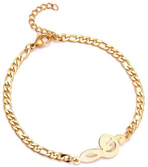Rvs Muziek Noot Gitaar Dragonfly Armbanden Sneeuwvlok Vrouwen Charm Verstelbare Armbanden Armband Valentijnsdag 1