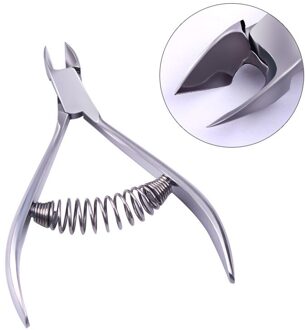 Rvs Nail Cuticle Schaar Cutter Dode Huid Nipper Remover Nail Art Pedicure Clipper Tool