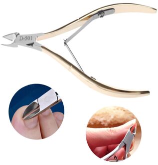 Rvs Nail Cuticle Schaar Manicure Pedicure Gereedschap Dode Huid Schaar