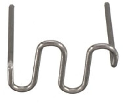 Rvs Nietjes Zilver Lot Vervanging Accessoires Auto Bumper Buiten Hoek Nietjes Platte Wave Hoek Nietjes