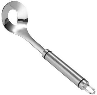 Rvs Non-stick Creatieve Gehaktbal Maker Lepel Vlees Baller Met Elliptische Lekkage Gat Keuken Gebruiksvoorwerp Accessoires H10