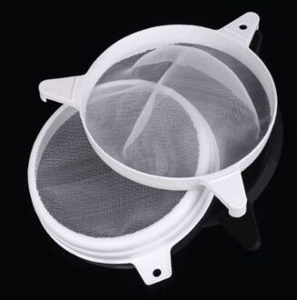 rvs Nylon Dubbele Laag Verstelbare Honing Zeef Filter Zeef Apparatuur veilig duurzaam Imker Gereedschap