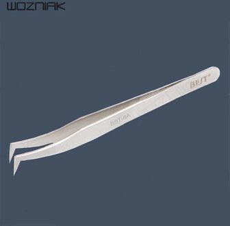 Rvs Olecranon Tweezer Niet-magnetische Scherpe Punt Gebogen Precisie Tweezer Voor Pcb Mobiele Telefoon Demonteren Tool Kit