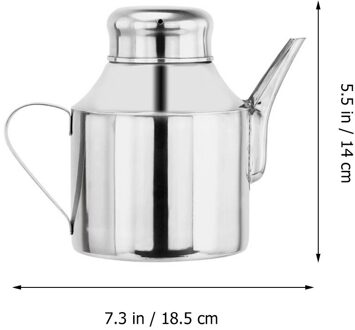 Rvs Olie Pot Eenvoudige Keuken Kruiden Fles Azijn Fles Kruiden Fles Voor Verdikte Olie Pot In Keuken 32oz