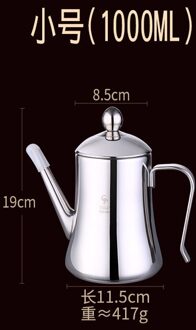 Rvs Olie Pot Keuken Grote Capaciteit Multifunctionele Amp Pot 304 Lekvrije Olie Blik Sojasaus azijn Pot Grote Olie P