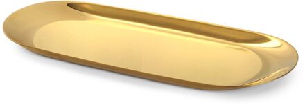 Rvs Ovale Lade 23X9.5x1cm Multi-color Metalen Dienblad Voor Voedsel Aromatherapie Kaars Tool Badkamer Keuken ALI88