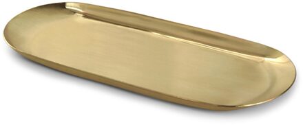 Rvs Ovale Lade 23X9.5x1cm Multi-color Metalen Dienblad Voor Voedsel Aromatherapie Kaars Tool Badkamer Keuken L5 7