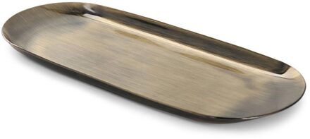 Rvs Ovale Lade 23X9.5x1cm Multi-color Metalen Dienblad Voor Voedsel Aromatherapie Kaars Tool Badkamer Keuken PLYED889 6