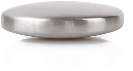 Rvs Ovale Unflavored Zeep Geur Kitchen Bar Hand Ontgeuringsinstallatie Toilet, Keuken, etc Zilver