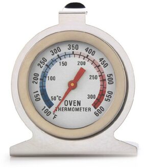Rvs Oven Thermometer Koken Voedsel Vlees Dial Temperatuurmeter Keuken Oven Thermometer Meetinstrument Keuken Gadget