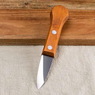 Rvs Oyster Mes Houten Handvat Garnalen Mes Vis Schaal Schraper Seafood Gereedschap, Shell Opener Keuken Accessoires