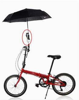 Rvs Paraplu Stands Elke Hoek Swivel Rolstoel Fiets Paraplu Connector Kinderwagen Paraplu Houder Regenkleding