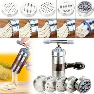 Rvs Pasta Noodle Maker Fruit Juicer Spaghetti Handleiding Persmachine Handleiding Noodle Makers Keuken Koken Gereedschap