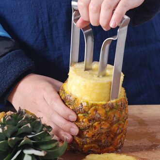 Rvs Pineapple Slicer Corer Fruit Peeler Cutter