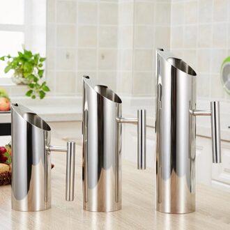 Rvs Pitcher Pot Voor Bar Hotel Ktv Fantastische Keuken Restaurant Koud Water Wijn Sap Fles Pot 1.5L