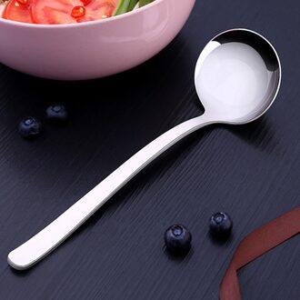 Rvs Pollepel Servies Lange Handvat Koken Rijst Lepel Keuken Gebruiksvoorwerp Voor Restaurant Home