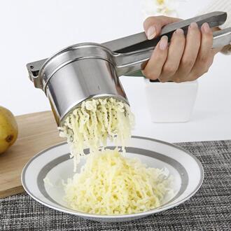 Rvs Pusher Fruit Groente Druk Crusher Aardappel Ricer