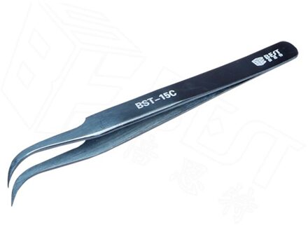 Rvs Rechte Tang Met Kleur Pre Voering Voor Rechte En Gebogen Telefoon Reparatie krom