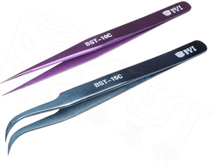 Rvs Rechte Tang Met Kleur Pre Voering Voor Rechte En Gebogen Telefoon Reparatie Slant