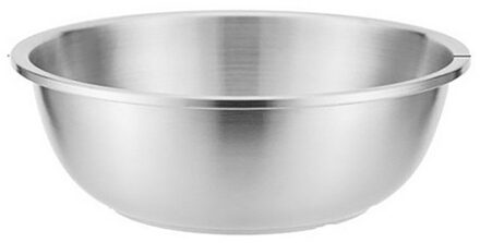 Rvs Ronde Dikker Salade Bakken Ei Mengen Kom Thuis Keuken Gebruiksvoorwerp zilver 18cm
