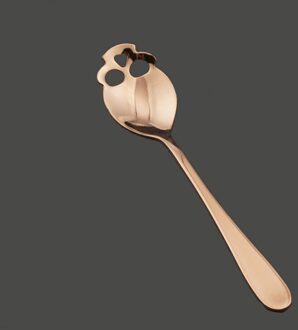 Rvs Schedel Vorm Lepel Creatieve Melk Koffie Lepel Ijs Snoep Theelepel Accessoires CJ
