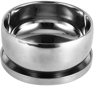 Rvs Scheren Kom Mok Mannen Scheerkwast Zeep Baber Facial Baard Schoonmaken Scheren Scheermes Borstel Schoonmaken Kom Scheren