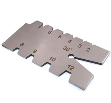 Rvs Schroefdraad Snijden Hoek Gage Gauge Meten Lassen Inspectie Heerser Graden Schroefdraad Gauge Gage