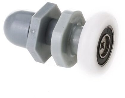 Rvs Set van 8 Stuks Vervanging Katrol Roller Douche Deur Wiel ABS Badkamer deur roller Diameter 25mm (1 inch)