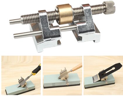 Rvs Side Vastklemmen Vaste Hoek Honen Gids Voor Hout Beitel Schaafmachine Blade Platte Beitel Rand Slijpen # jsw