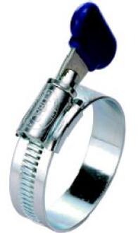 RVS-Slangklem met vleugelmoer 25 - 35 mm