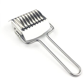 Rvs Spaghett Noodle Snijden Rooster Roller Deeg Cutter Tool Keuken Helper Diy Deeg Maker Gereedschap