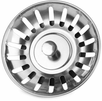 Rvs Spoelbak Filtre Keuken Gootsteenzeefje Stopper Cover Badkamer Wastafel Haar Catcher Trap Vloer Afval Plug