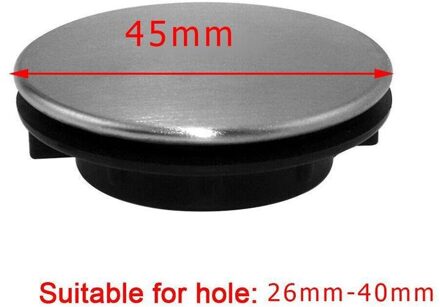 Rvs Spoelbak Water Stopper Cover Zeepdispenser Cover Wastafel Gat Kraan Gat Anti-Lekkage Plug Sink Plug Keuk p8D1