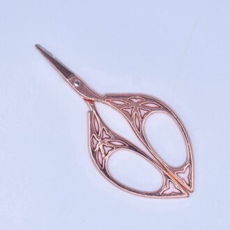 Rvs Stitch Retro Vintage Antieke Borduren En Naaien Schaar Tailor Schaar Handwerk Stof Handwerken Gereedschap roos goud