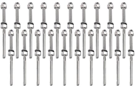 Rvs T316 Swage Schroefdraad Spanner Einde Fittings 1/8 inch Kabel Reling