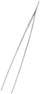 Rvs Tank Pincet Tang Aquarium Tool Aquarium Waterplanten Rechte Elleboog Tang Clip Aquatic #30