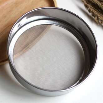 Rvs Tarwe Meel Zeef Deeg Pizza Brood Colanders Zeven Broodjes Koffie Zifter Bakken Gebak Gereedschap