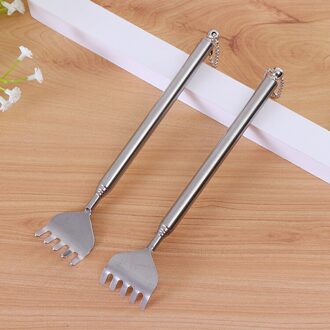 Rvs Telescopische Draagbare Verstelbare Size Pen Cliptelescopic Back Scratcher Itch Scratch Massage Tool