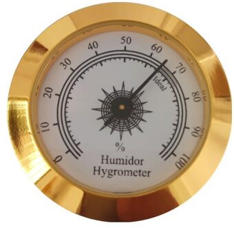 Rvs Thermometer Hygrometer Voor Sauna Temperatuur-vochtigheidsmeter Huishoudelijke Verhandelt 50x50mm
