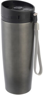 RVS Thermosbeker - Koffie reisbeker - Isoleerbeker - grijs - 380 ml