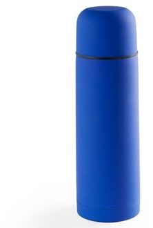 RVS thermosfles/isoleerkan 500 ml blauw - Thermosflessen