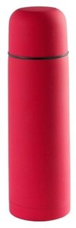 RVS thermosfles/isoleerkan 500 ml rood