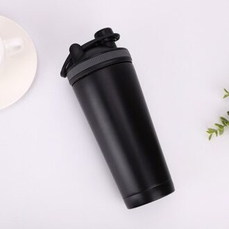 Rvs Thermoskan Voor Mannen En Vrouwen Fitness Double-Layer Vacuüm Shaker Draagbare Sport Water cup Grijs