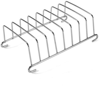 Rvs Toast Rack Anti-aanbak 8-Slice Toast Houder Rack Brood Slice Holder Diy Bakken Tools Accessoires