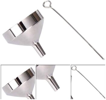 Rvs Trechter Filler Kit Tool Voor Crematie Ketting Ash Urn Hanger Sieraden Accessoires
