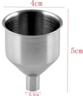 Rvs Trechter Keuken Olie Vloeistof Trechter Metalen Bar Wijn Heupfles Trechter Kleine Mond Trechters Voor Vullen Heupfles 2